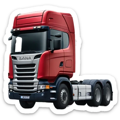 cabina camion Scania 2023 sticker