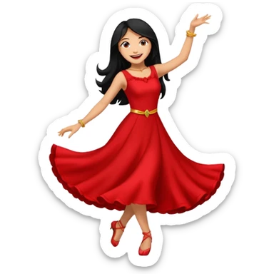 Mulher dançando  sticker