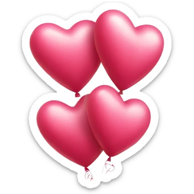 heart balloons sticker