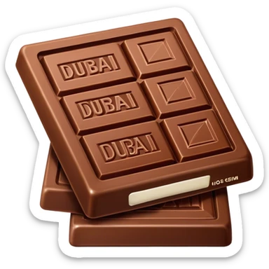 Dubai chocolade  sticker