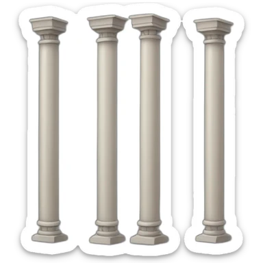 pillars sticker