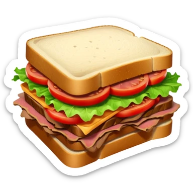 roast beef sandwich sticker
