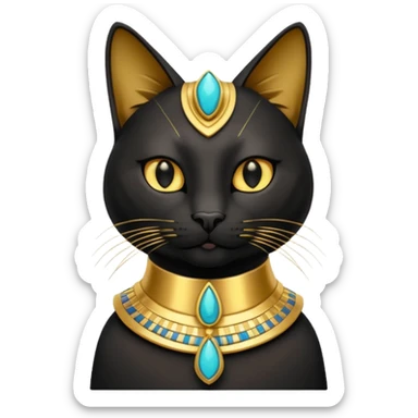 pharaoh cat sticker