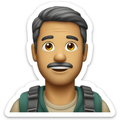 martim pescador sticker