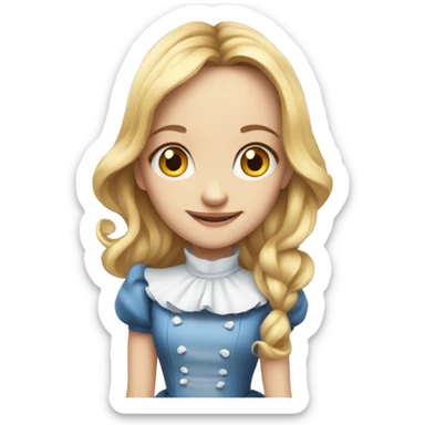 ALICE WONDERLAND sticker