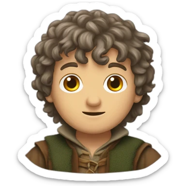 Frodo bagins sticker