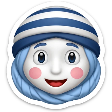 Marinière bleue  sticker