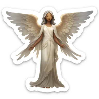 Dusty angel sticker
