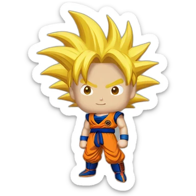 Goku ssj sticker