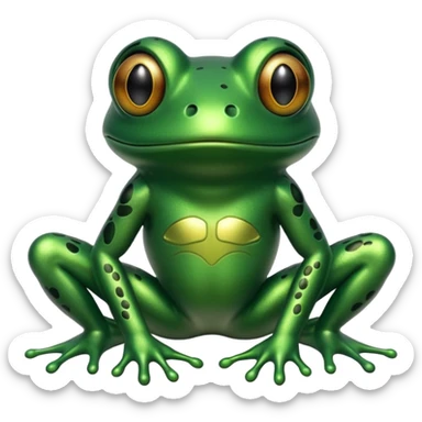 bionic frog sticker