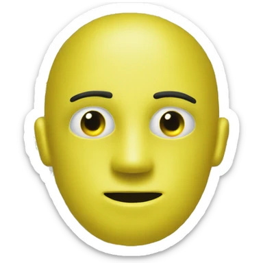 eyes with dollar sign, yellow face regular emoji shaped person.  sticker