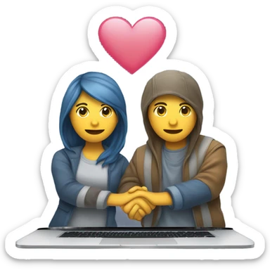 Long distance relationship  sticker