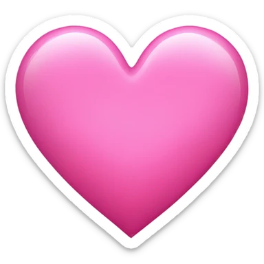Heart pink  sticker