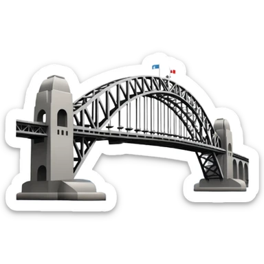 Sydney harbour bridge sticker