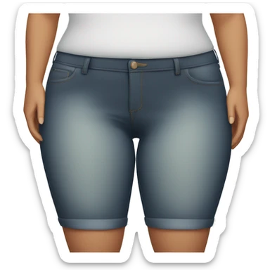 fair thick thighs  sticker