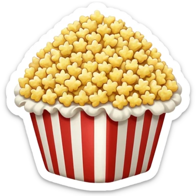 popcorn kernel loose sticker
