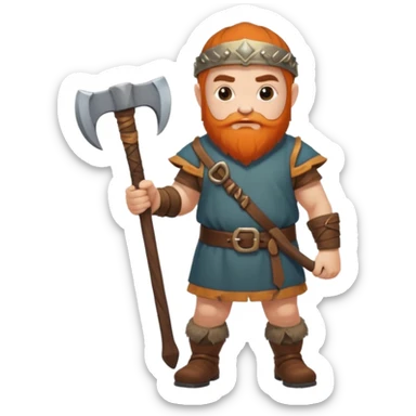 Dwarf full body sticker