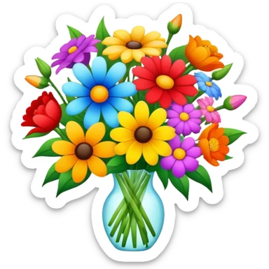 flowers sticker