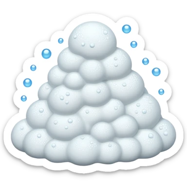 Overflow Foam sticker