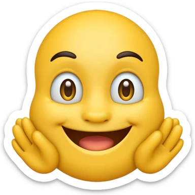 D shaped dragan emoj sticker