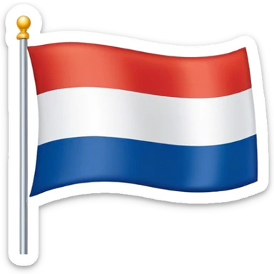 netherlands flag sticker