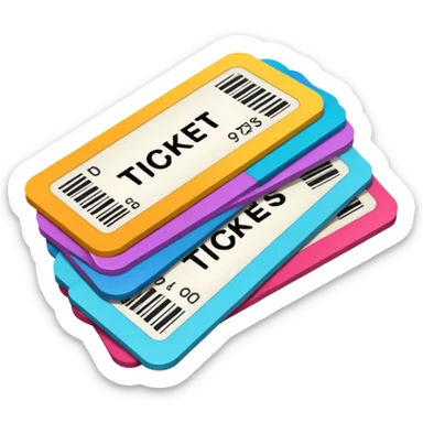 tickets sticker
