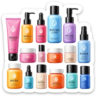 rhode skin care products sticker