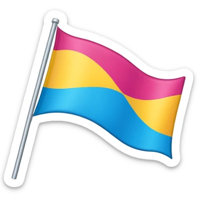 Floptropica flag sticker