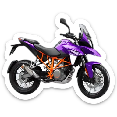 125 ktm purple sticker