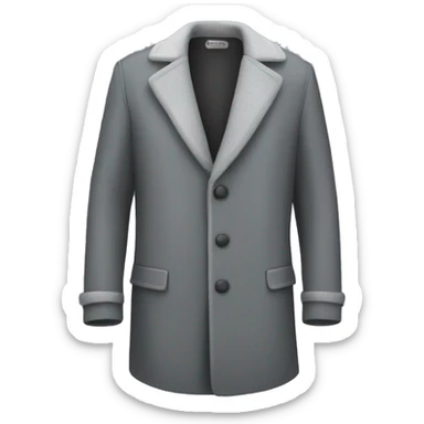coat grey sticker