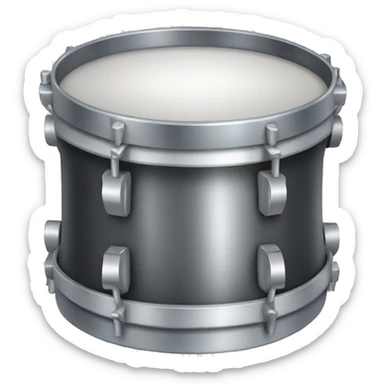 A metal drums sticker