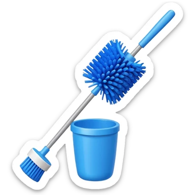 toilet fırçası sticker