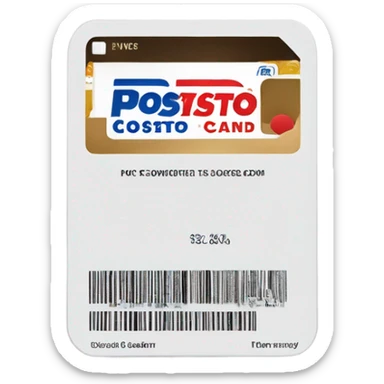 Costco membership  sticker