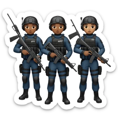 SWAT team  sticker