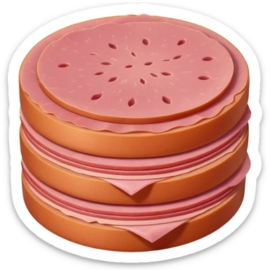 Bologna meat sticker