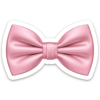 Pastel pink bowtie  sticker
