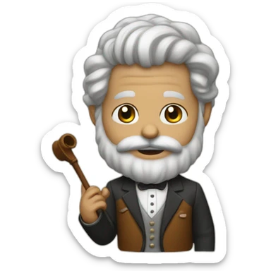 maestro con una pizarra sticker