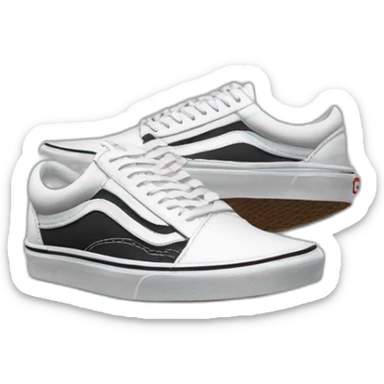 vans black old skool sticker