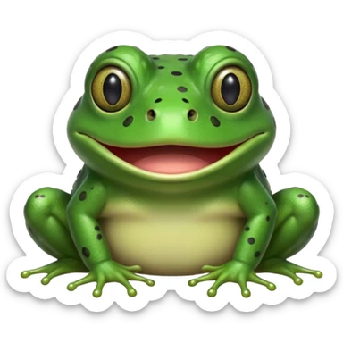 built upon the green bufo frog meme face meme, build me one for bufo-finds-your-email-offensive sticker
