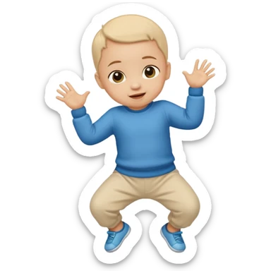dance small baby sticker