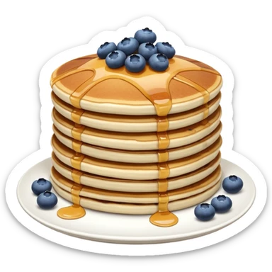 Blueberry pancakes  sticker