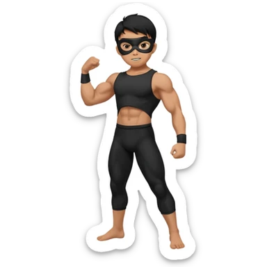 Ninja boy 360 sticker