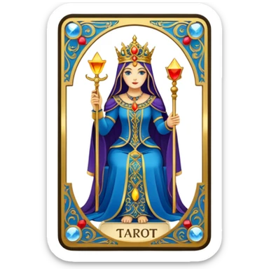 tarot card sticker