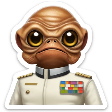 Admiral Akbar sticker