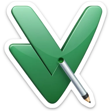 green check sticker