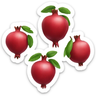 pomegranate emoji sticker