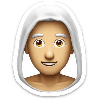 Un écureuil avec bitcoin dans les yeux cartoon like sticker