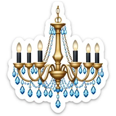 Home Chandelier sticker