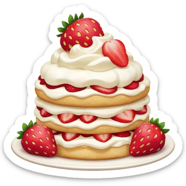 strawberry shortcake  sticker
