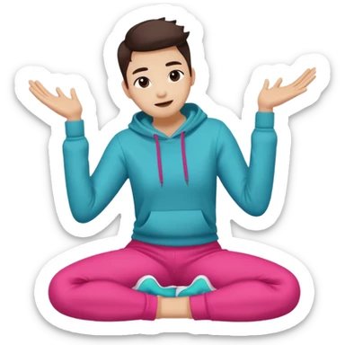 tiktok dance sit down sticker